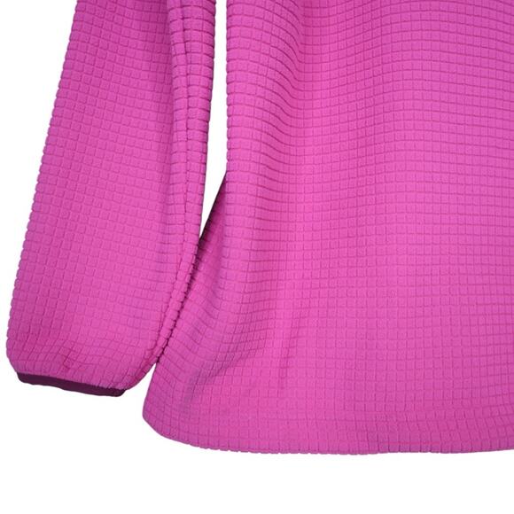 Lands' End Womens S Pink Fleece Zip Front Jacket NEW - Picture 7 of 11